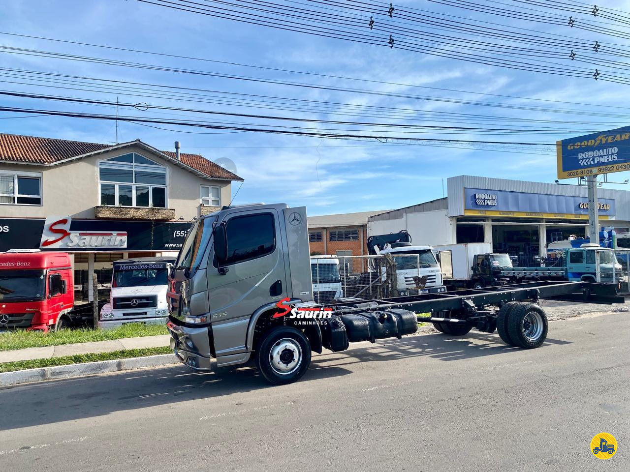 CAMINHAO MERCEDES-BENZ MB 815 Chassis 3/4 4x2 Saurin Caminhões SANTA MARIA RIO GRANDE DO SUL RS
